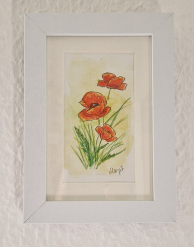 Handgemaltes aquarellbild mit - aquarellbild,