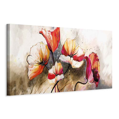 Artgeist mohnblumen wandbild - mohnblumen,