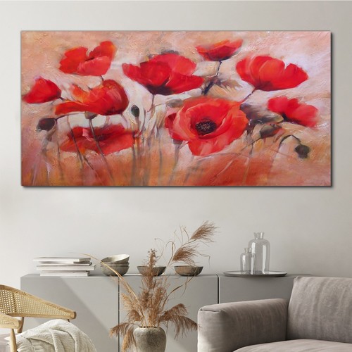 Gemälde blumen mohnblumen - gemälde,