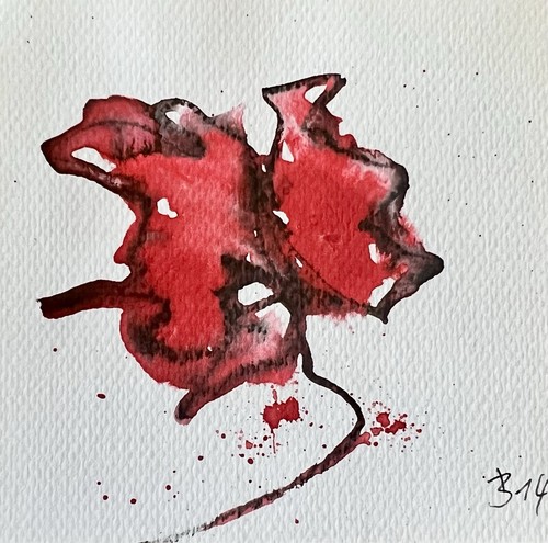 Original abstrakte aquarell - original,