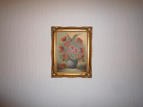 ölgemelde bild blumen - blumen, /