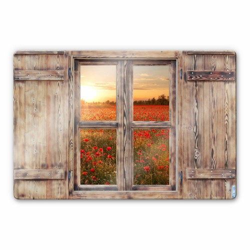 Glasbild holzfenster - holzfenster,