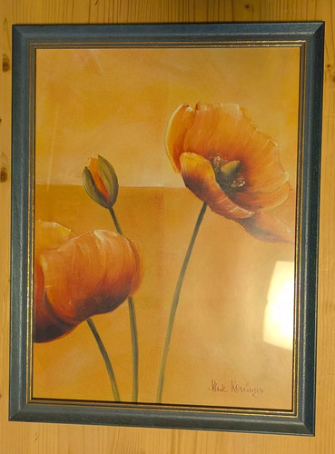 Bild mohnblumen rahmen - im,