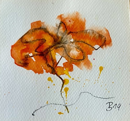 Original abstrakte aquarell - abstrakte,
