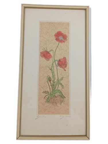 Bild mohnblumen gerahmt blumen - bild,