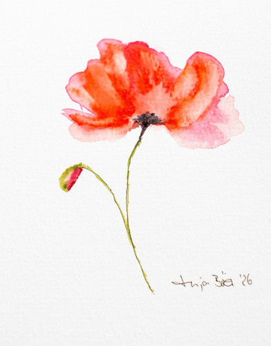 Original aquarellbild - original,